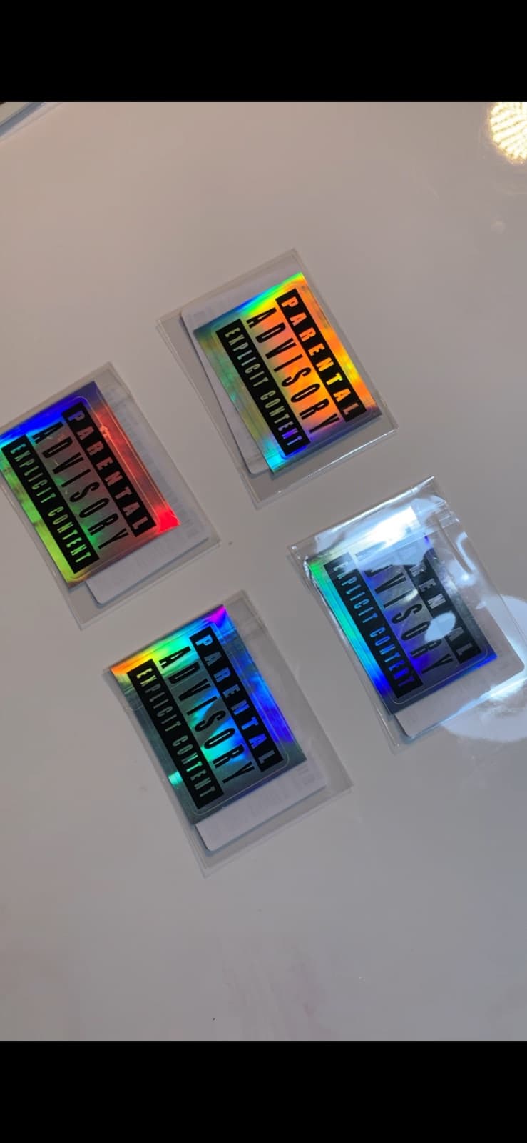 Parental advisory sticker (multicolor)